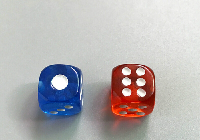 麻将机程控器骰子半透明